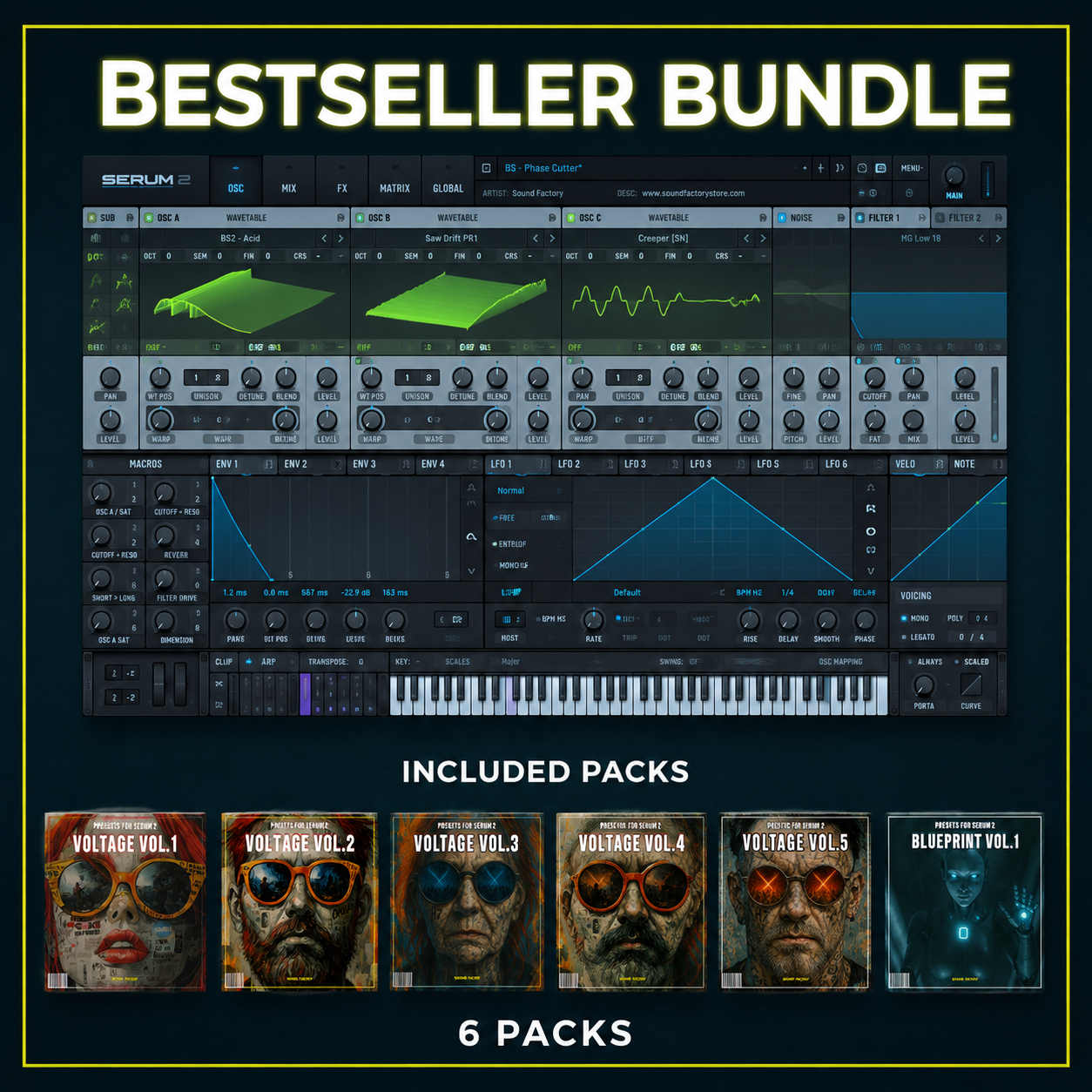 Voltage Vol.2 Tech House Serum 2 Presets | Sound Factory