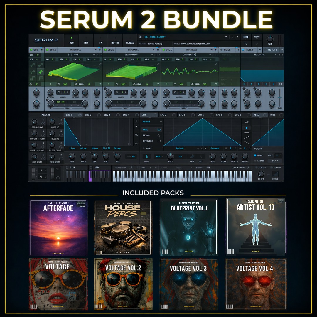 Serum 2 Preset Bundles 2026 — Save up to 70% | Sound Factory